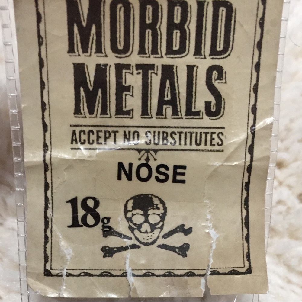 Morbid Metals Nose Piercing Jewelry - Picture 4 of 4